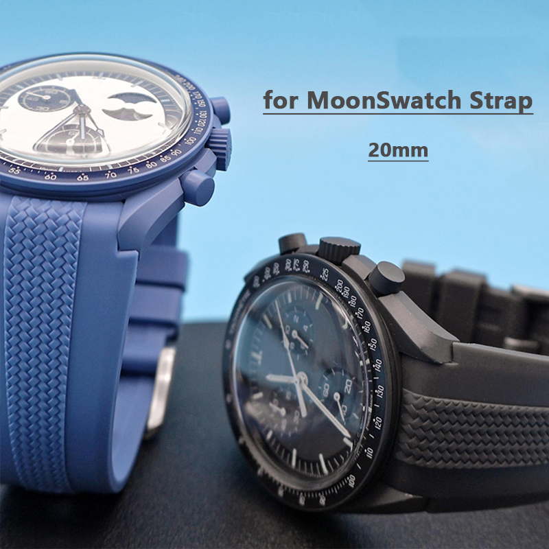 Omega Watch Speedmaster - Kauçuk Kayış Swatch X Omega MoonSwatch