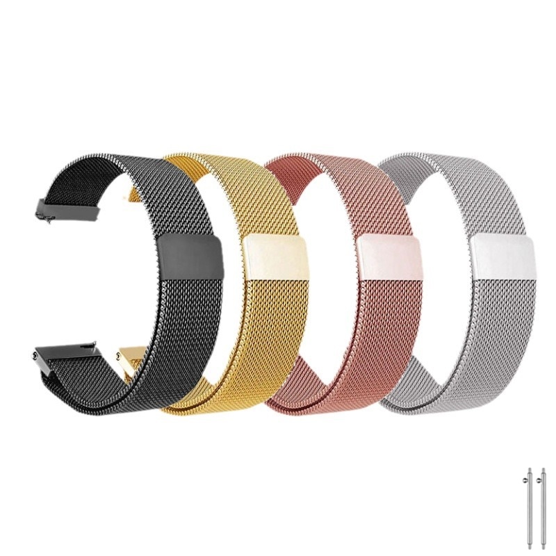 Mesh Strap Metal - 20mm22mm Hızlı Çıkartmalı Kayış Metal Milan
