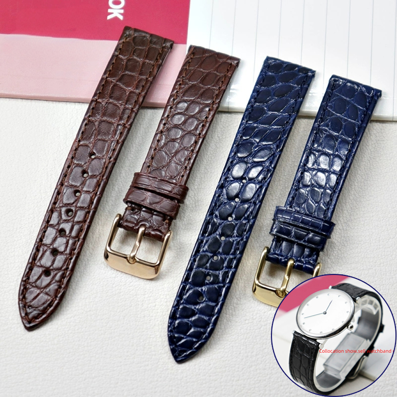 Cartier Watch Tank - Ince timsah Hakiki deri kayış Longines