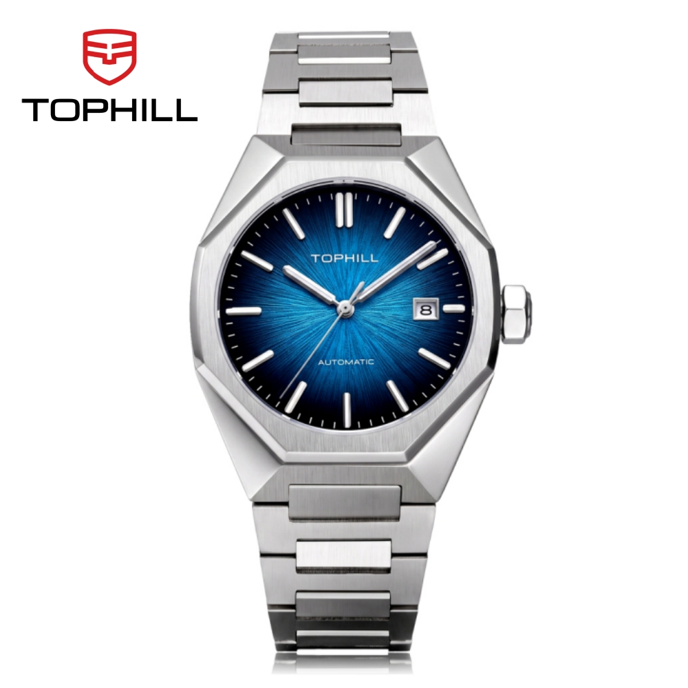 Butterfly Clasp Deployant - TOPHILL 39mm Miyota 8215 Mekanik Saatler