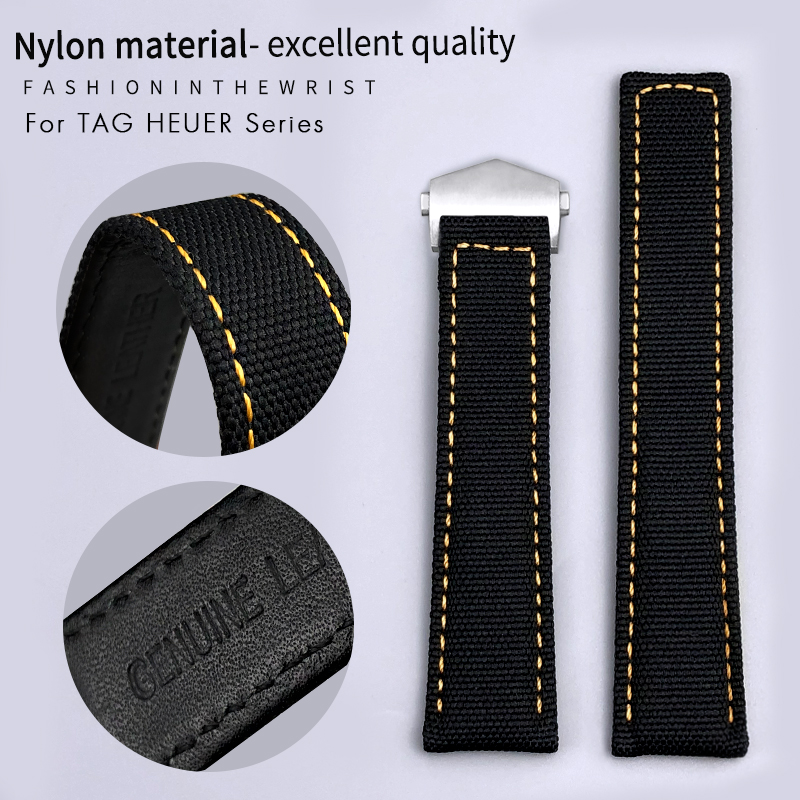 Canvas Strap Watch - 19mm 20mm 21mm 22mm Kanvas Naylon