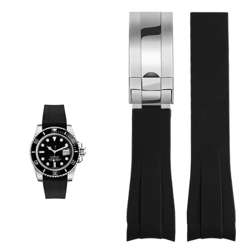Rolex için 20mm Silikon Saat A - Rolex Watch Daytona incelemesi ve fiyatı