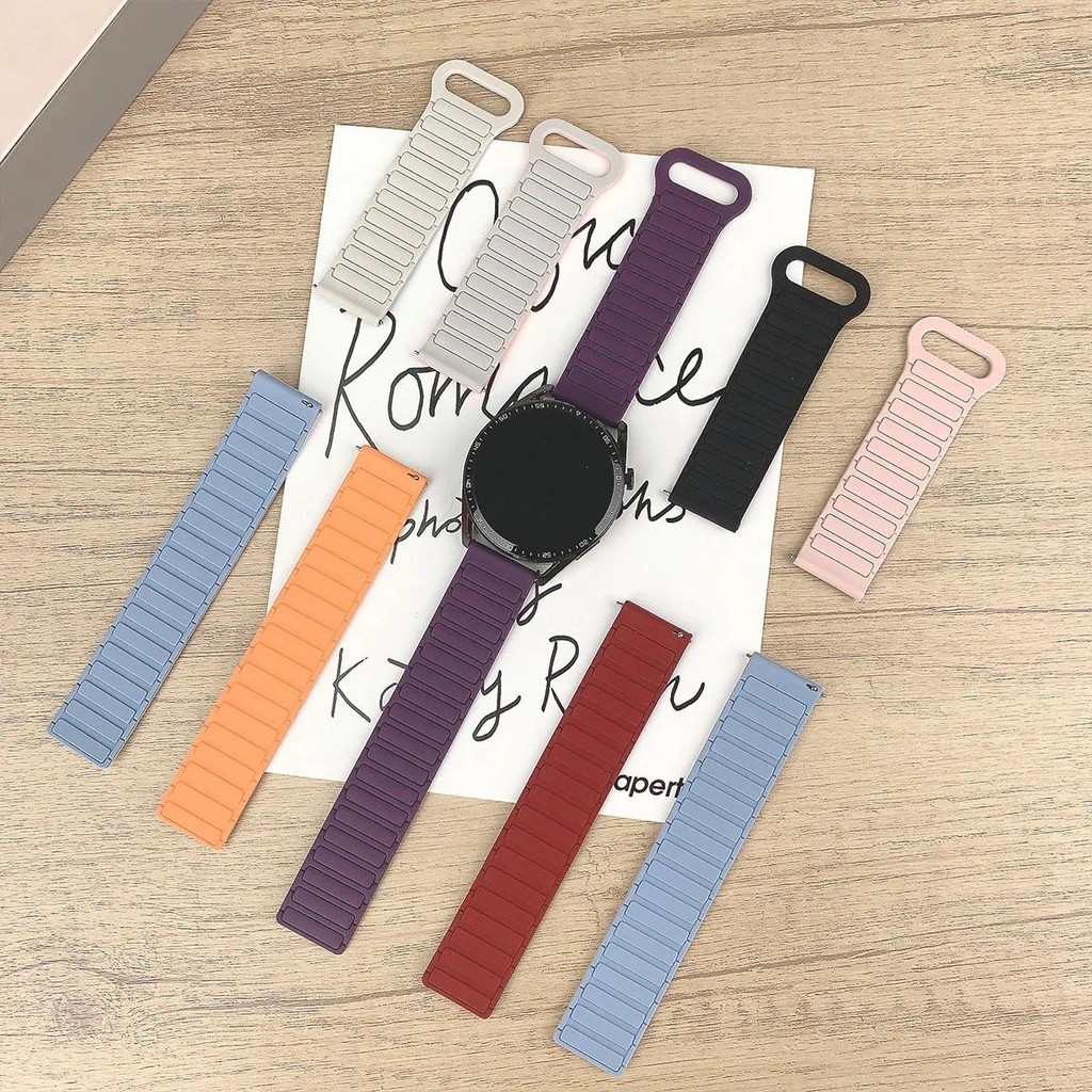 18mm 20mm 22mm Manyetik Kordon - Silicone Watch Band 22Mm incelemesi ve fiyatı