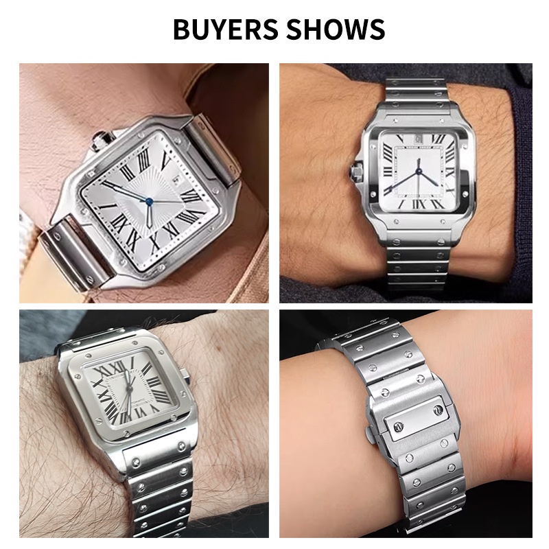 23mm Yüksek Kaliteli Paslanmaz - Cartier Watch Tank incelemesi ve fiyatı