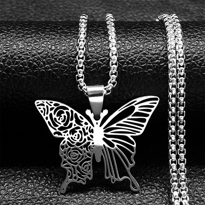 Estetik Kelebek Gül Çiçek Koly - Butterfly Clasp Deployant incelemesi ve fiyatı