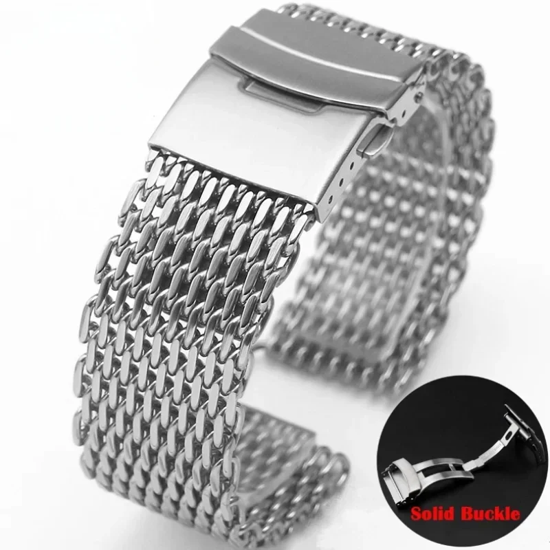 18/20/22/24mm Mesh katı paslan - Mesh Strap Metal incelemesi ve fiyatı