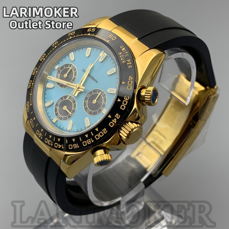 LARIMOKER 39mm erkek spor saat - Rubber Strap Diver incelemesi ve fiyatı