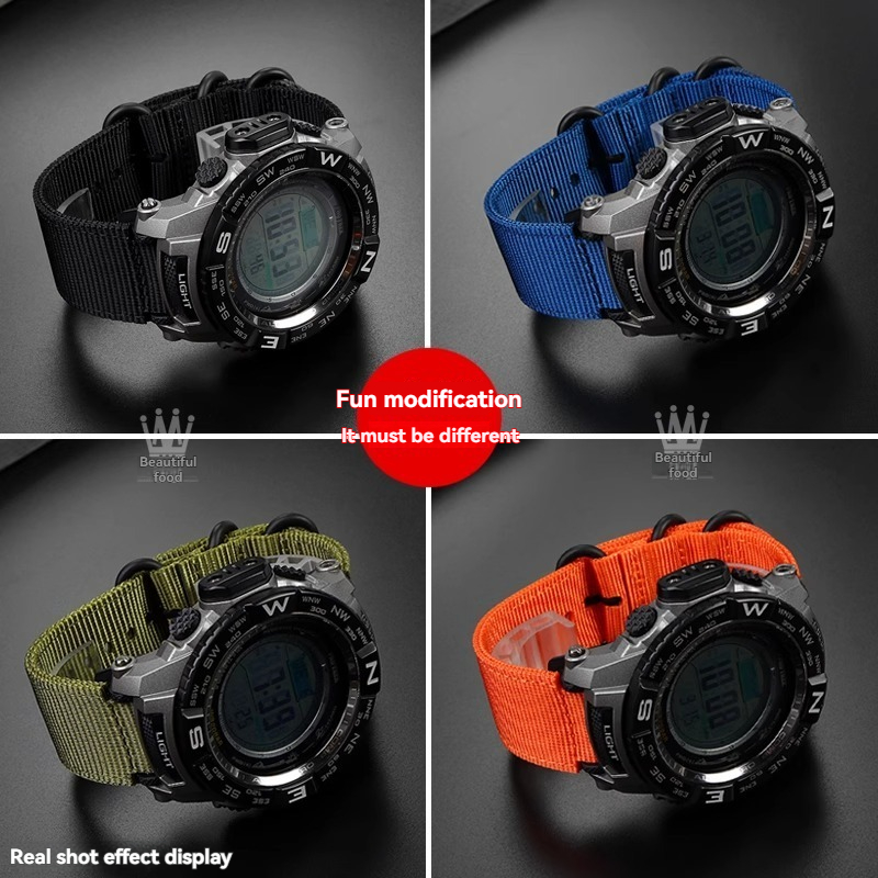 For Casio watch accessories DW - Canvas Strap Watch incelemesi ve fiyatı
