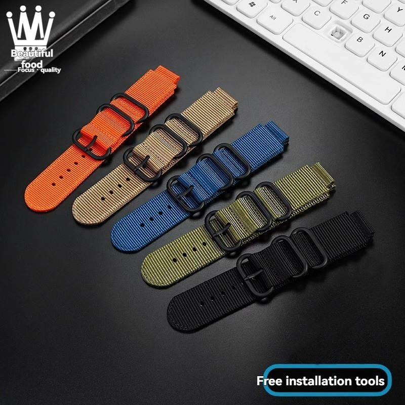 For Casio watch accessories DW - Canvas Strap Watch incelemesi ve fiyatı