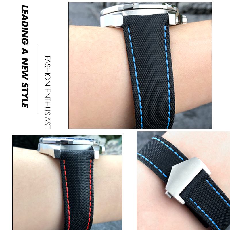 19mm 20mm 21mm 22mm Kanvas Nay - Canvas Strap Watch incelemesi ve fiyatı